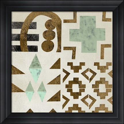 Framed Geo Tile I Print