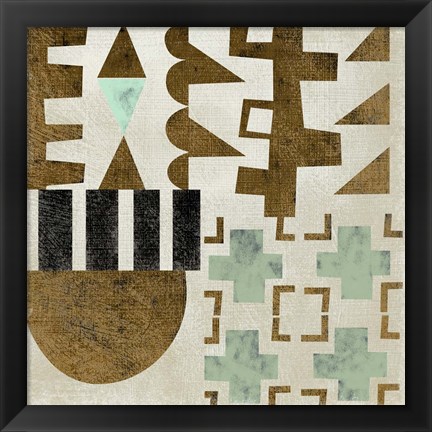 Framed Geo Tile II Print
