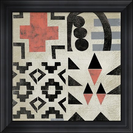 Framed Geo Tile III Print