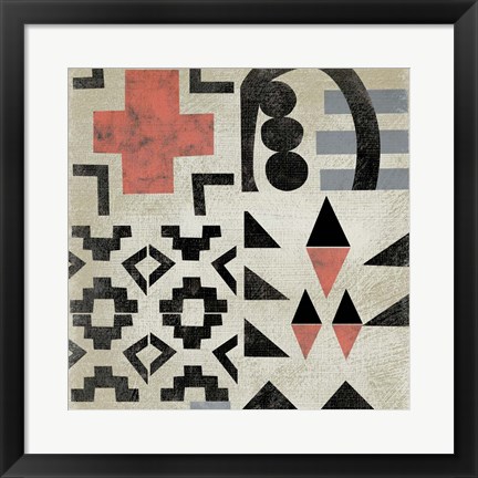 Framed Geo Tile III Print