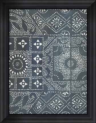 Framed Batik Cloth II Print