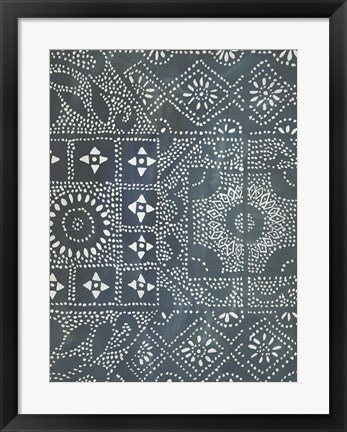 Framed Batik Cloth II Print