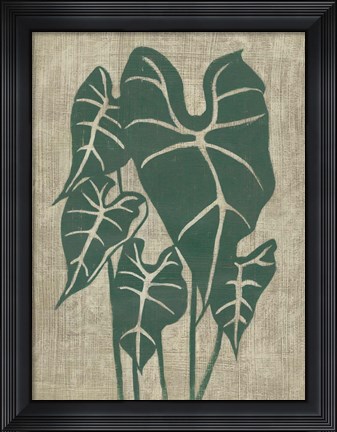 Framed Vintage Greenery III Print
