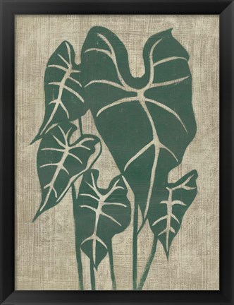 Framed Vintage Greenery III Print
