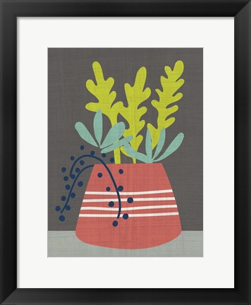 Framed Clay Pot I Print