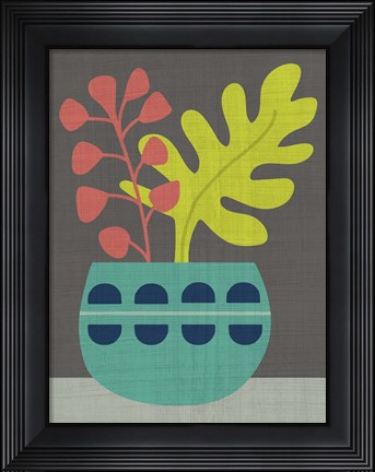 Framed Clay Pot IV Print