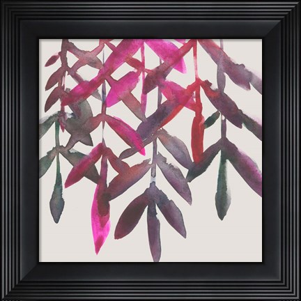 Framed Fuchsia Vine II Print