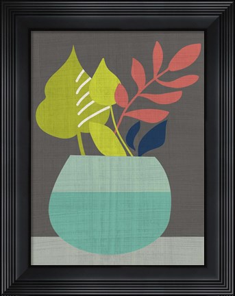 Framed Clay Pot II Print