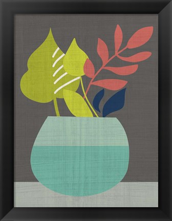 Framed Clay Pot II Print