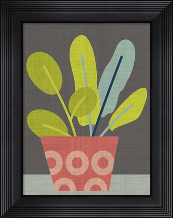 Framed Clay Pot III Print