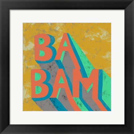 Framed Shout I Print