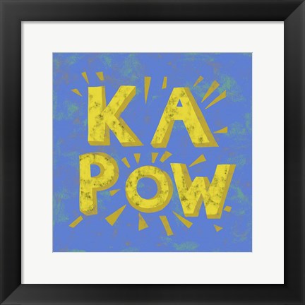 Framed Shout II Print