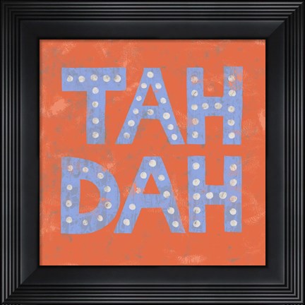 Framed Shout III Print