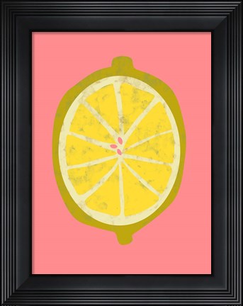 Framed Fruit Party II Print