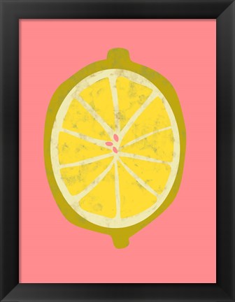 Framed Fruit Party II Print