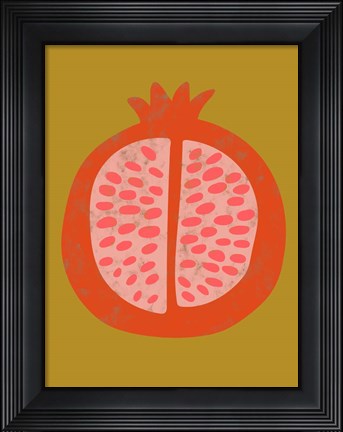 Framed Fruit Party VI Print