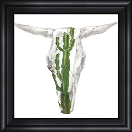 Framed Day of the Dead Skull Mount IX Print