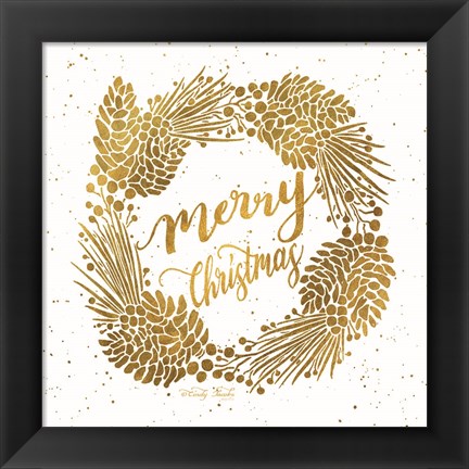 Framed Merry Christmas Print