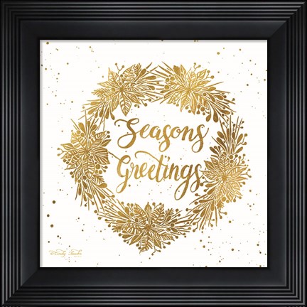 Framed Seasons Greetings Print