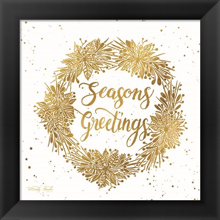 Framed Seasons Greetings Print