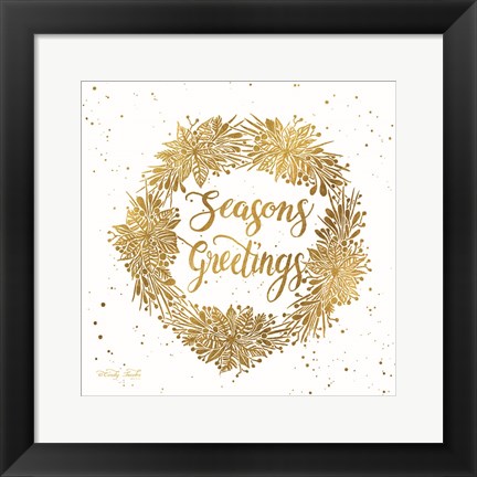 Framed Seasons Greetings Print