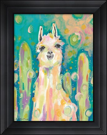 Framed Afternoon in the Cactus Garden Print