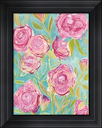 Framed Teresa&#39;s Garden Print