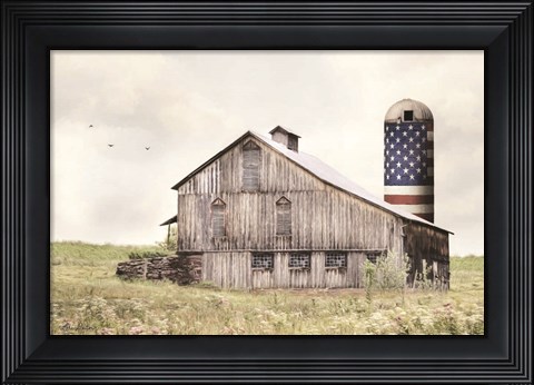 Framed One Land, One Flag Print