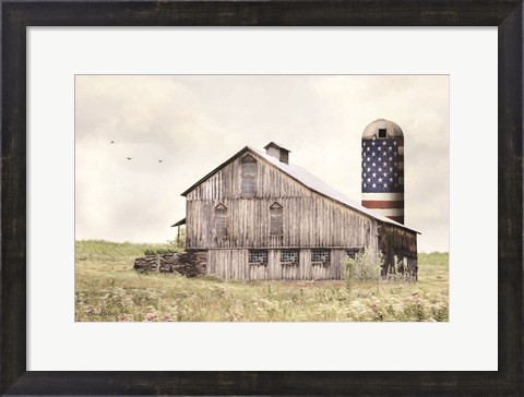 Framed One Land, One Flag Print