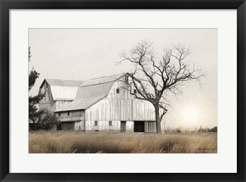 Framed Ohio Fields I Print