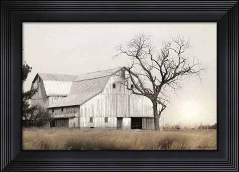 Framed Ohio Fields I Print
