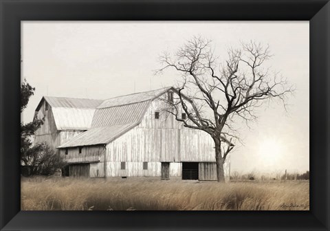 Framed Ohio Fields I Print