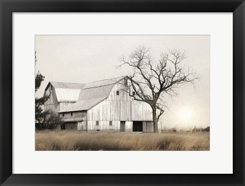 Framed Ohio Fields I Print