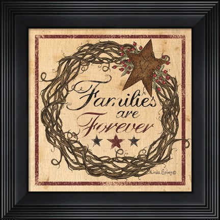 Framed Families are Forever Print