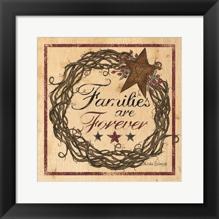 Framed Families are Forever Print