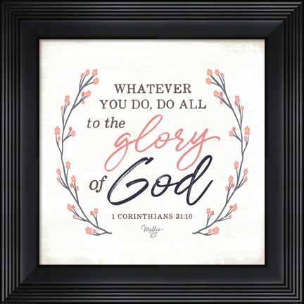 Framed Glory of God Print
