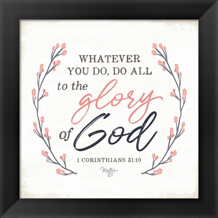 Framed Glory of God Print