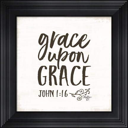 Framed Grace Upon Grace Print