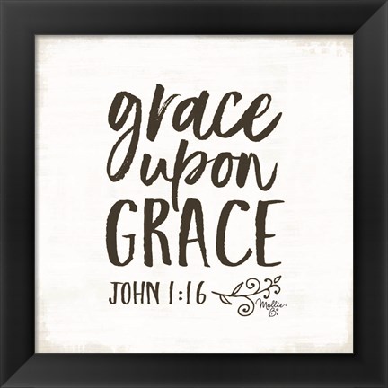 Framed Grace Upon Grace Print