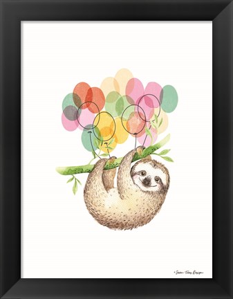 Framed Sloth II Print