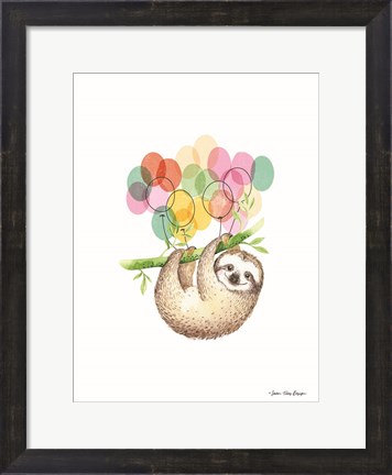 Framed Sloth II Print