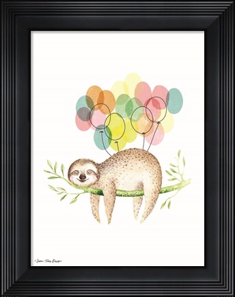 Framed Sloth III Print
