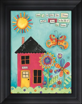 Framed No Place Like Home Print