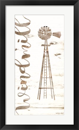 Framed Windmill Print