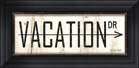 Framed Vacation Drive Print