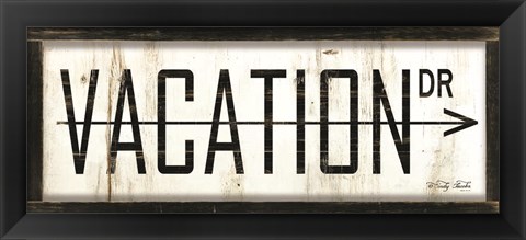 Framed Vacation Drive Print