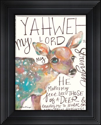 Framed Lord is My Strength Print