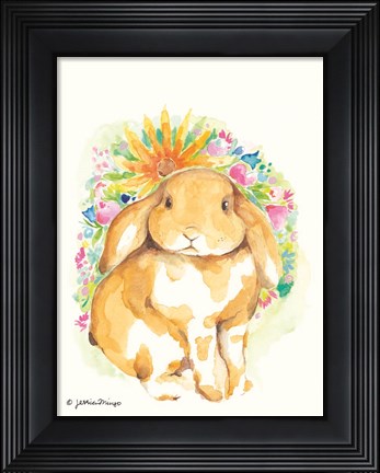 Framed Springtime in the Garden Print