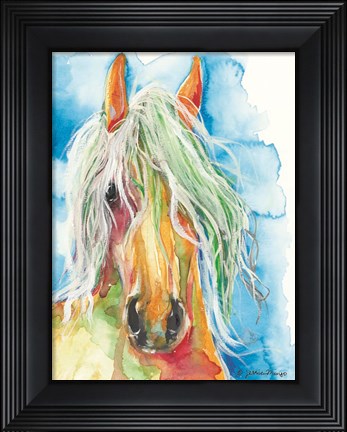 Framed Water Horse Print