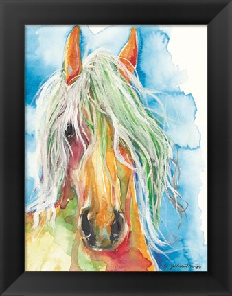 Framed Water Horse Print